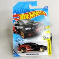 DIECAST HOTWHEELS REAL CARS 2008 LANCER EVOLUTION, HOTWHEELS LANCER EVO