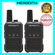 【Instant COD 】Ht C56 2pcs MERODITH Walkie Talkie ht cheap long range striped Handy talkie ht wlan 2 