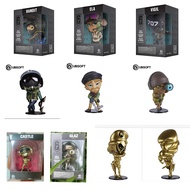 Original Rainbow Six Siege R6 Q Version Doll 10cm Thermite Action Figure Hot Desktop Decor Christmas