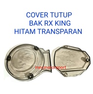 COVER TUTUP BAK BLOK MESIN RX KING TRANSPARAN HITAM MAGNET KOPLING