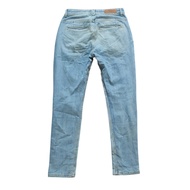 Z@r@ M@n Denim Wear Size 30 Length 40 Inches 6 Inch Wide Leg Ends Faded Jeans Color