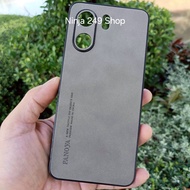 เคส สำหรับ Oppo A5X แบบซิลิโคนกันกล้อง+ลายหนังกลับ #oppo A5X