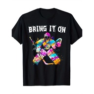 Ice Hockey Player Goalkeeper Ice Hockey Goalie Gift T-Shirt -