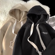 【Plus Size M-8XL】Man Long Sleeve Hoodie Fashion Personality Print Hooded Streetwear Pullover Sweater