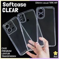 Clear Case Infinix Smart 4 5 6 NFC 7 6+ Plus Silikon Bening Polos Soft