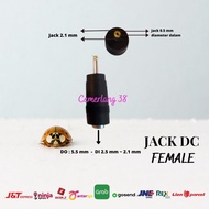 2.1mm * 0.5mm DC Jack Over Connector Connection 5.5 mm * 2.5 mm Female to Male 2.1 mm * 0.5 mm