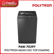 POLYTRON Mesin Cuci Top Loading 7 Kg Zeromatic PAW-7029Y