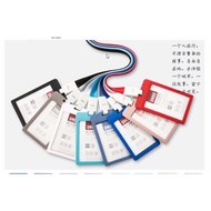 UHOO 6624 ID card Ezlink Namecard card holder with lanyard multi colours