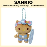 [SANRIO] Hello Kitty Island Surfing Plush Bag Charm Tanned Kitty (Jeju Limited Edition) tanning kitt