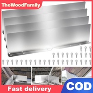 TheWoodFamily 4Pcs Rainwater Valley Gutter Splash Guard Rain Drip Gutter Guard,Rain Drip Gutter Guar