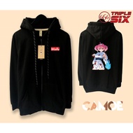 Philuffy aingram undefeated bahamut Anime Zipper Hoodie Jacket