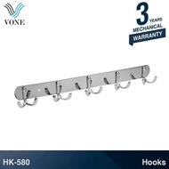 GANTUNGAN VIRAL!. VONE HK-580 Kapstok Towel Clothes Hanger Stainless Wall Hanger