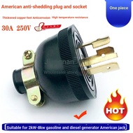 B. b.Gasoline Diesel Generator Accessories 2/3 kilowatt-8/6.5kg Plug EC2500 6500 American Anti-Loose
