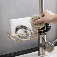 Faucet rack kitchen Faucet Drainage Rack Stainless Steel drain rack sink storage Sink Tap Draining Sponge Soap Holder