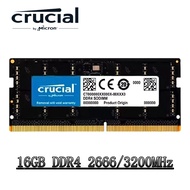 Crucial DDR4 RAM 16GB DDR4 2666MHz 3200MHz Laptop Memory SO-DIMM Notebook RAM 1.2V Black PCB
