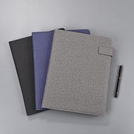 A4 Multifunctional Business Folder Leather Sales Folder Contract Folder Backing Board with Card Slot