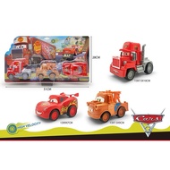 3-Piece Lightning McQueen Toy Car Set for Kids – Includes McQueen, Mack, and Mater