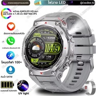 2025 ใหม่Built In GPS SmartWatchกลางแจ้ง 10ATMกันน้ําเข็มทิศเครื่องวัดระยะสูงโหมดกีฬาบลูทูธโทรผู้ชาย