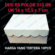 Plain white R5 Box 310 GB, cake Box, snack Box, cake Box, snack Box R5 16x12.5x7cm 310gsm white, ric