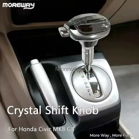 Crystal Gear shift knob shifter joystick For Honda Civic MK9 Gen 9 MK8 gen8 2008 2012 2013 2014 2015