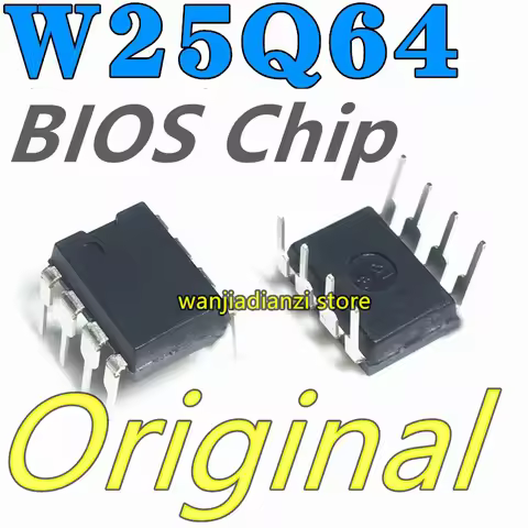 5PCs Original W25Q64FVAIG 25Q64FVA1G 8m Asus intime motherboard BIOS DIP8 8 MB FLASH memory chip, FL
