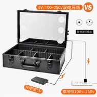 Facebox Professional Multi-layer แบบพกพาแต่งหน้าพร้อมไฟ Led Powered Tattoo แต่งหน้าศิลปิน Touch-up พ