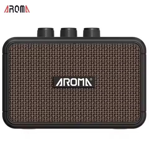 AROMA AG-04 Amplifier Bluetooth Audio AMP Portable Speaker Electric Guitar Mini Amplifier 5W Output 