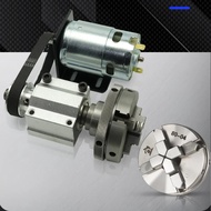 Wood Lathe Chuck Jaws Self-Centering DIY DC Motor Rotary Lathe 3 4 Jaw Chuck Spindle Assembly Woodwo