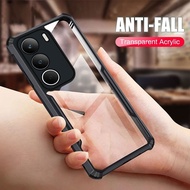 Realme C71 2025 rõ ràng Acrylic Gọng silicon cover quay lại cho relame C71 C 71 C75 C 75 realmec71 C