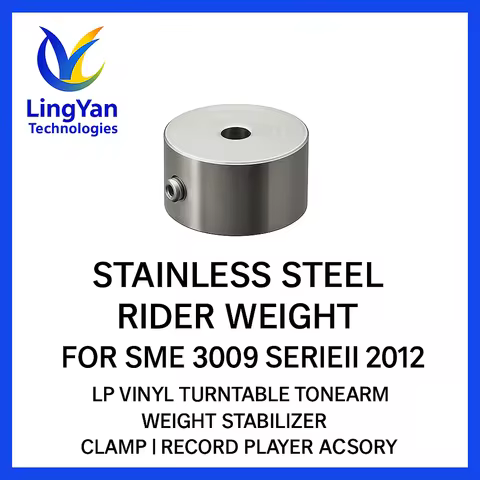 Stainless Steel Rider Weight for SME 3009 Series II / 3012 LP Vinyl Turntable Tonearm Stabilizer Cla