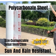 Polycarbonate Sheet Atap Transparent PlastikTransparent Acrylic Sheet PC Flat TransparentRoof Atap L