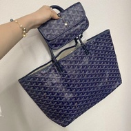 「JL精品代購」9新Goyard托特包小號 寶藍色