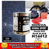 [ Blue Black Crystal Honda EX5 ] H14412 Cat 2K Paint Aikka CW DIY Spray Bottle Dengan Spray Gun 500ml &amp; 1Liter Biru EX5