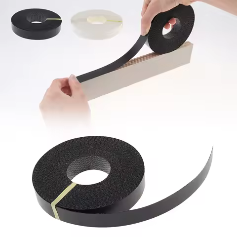 1.9 cm x 15m Hot Melt Adhesive Melamine Edge Banding Flexible Veneer Edging for Plywood Table / Cabi
