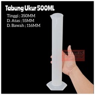 500ML MEASURING CYLINDER 500ML PLASTIC MEASURING CYLINDER/ (TUBE MEASURING GLASS MEASURING CYLINDER/