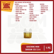 Sekering Shogun 125 7.5a Mini Coklat (PSP) Fuse DX Sekring Sikring Tancap Kotak Kecil 75 Amp