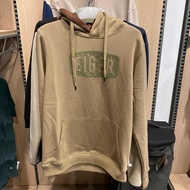 EIGER 1989 MEN'S HOODIE JACKET MICHIGAN HOODIE SWEATER - KHAKI