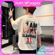 Ready Stock Kids Tshirts Cotton100% Slam Dunk Tshirts Boy Tshirts Fashion Loose