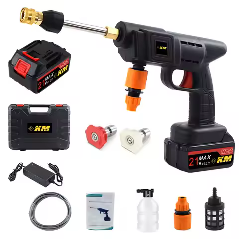 jbs High Pressure Car Washer Cordless Water Car Wash Gun Portable Car Washer Machine