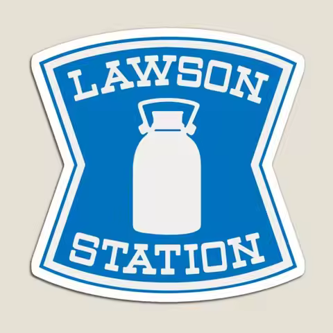 Lawson Station Japanese Convenience St Magnet Decor Stickers Funny Cute Children Magnetic Refrigerat