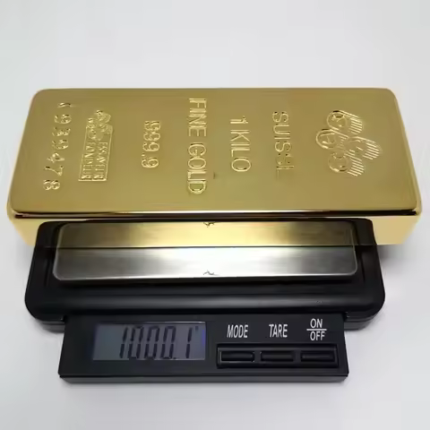 1:1 Copy Switzerland 1kilo/1000g 24k Gold Bar Gold Bullion Replica Swiss Bullion Jewelry Store Bank 