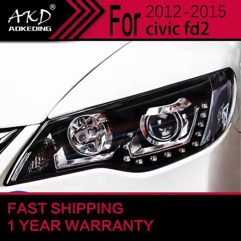 Car Lights for Honda Civic FD2 LED Headlight 2011-2015 CIIMO FD2 Head Lamp Drl Projector Lens Automo