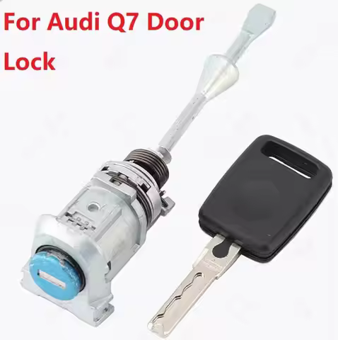 Car Door Lock For Audi Q7 B8 Central Door Lock Left Door Lock Cylinder Whit 1 key
