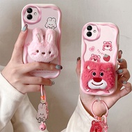 Casing samsung a05  Cute Plush phone case for samsung a05 case bts