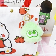 AY Splatoon Inkling Plush Keychain Anime Orange Red Inkling Kawaii Animal Backpack Pendant Soft Stuf
