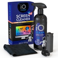 Screen Cleaner Spray and Wipe (16 oz + Mini Cleaner + 1 Cloth) Best Large Kit for OLED LCD LED TVs,