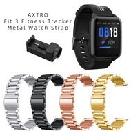 For AXTRO Fit 3 Fitness/AXTRO Fit 4 Fitness  Metal Watch Strap