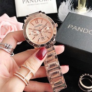 {Aishang watch industry}นาฬิกาสแตนเลสสำหรับผู้หญิงลาย Pandora Jam Tangan Wanita