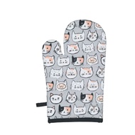 Cat microwave & oven glove