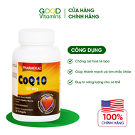 Viên uống bổ tim COQ10 30mg thương hiệu Pharmekal Mỹ Hộp 30 viên